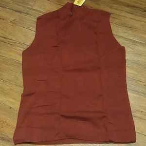 NWT ladies size M sleeveless turtleneck